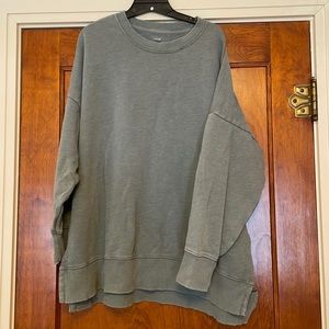 Aerie sweatshirt, faded green, size XXL